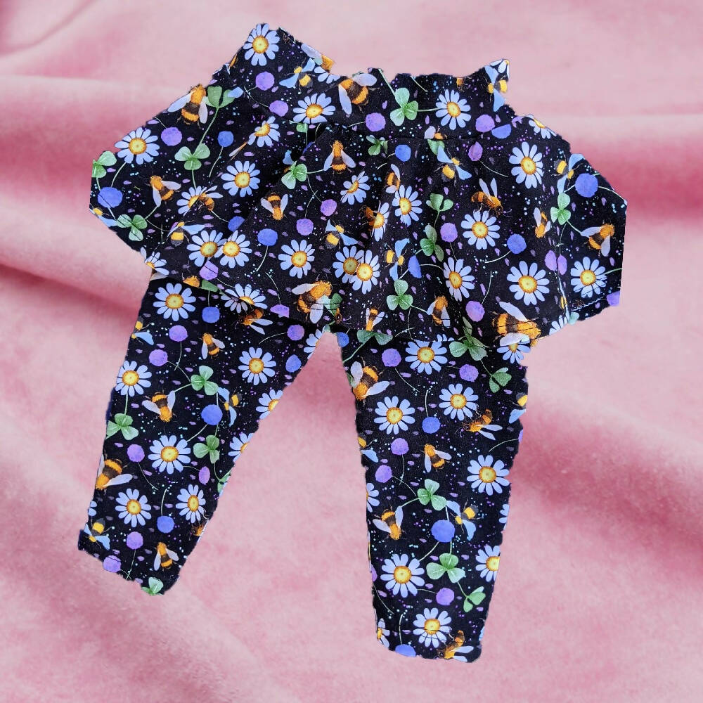 Baby Girls Leggings with Skirt, Daisies, Sizes 00, 0