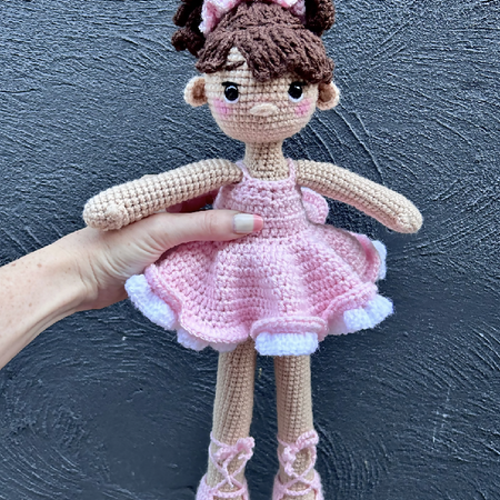 Crochet Ballerina Doll Plushie