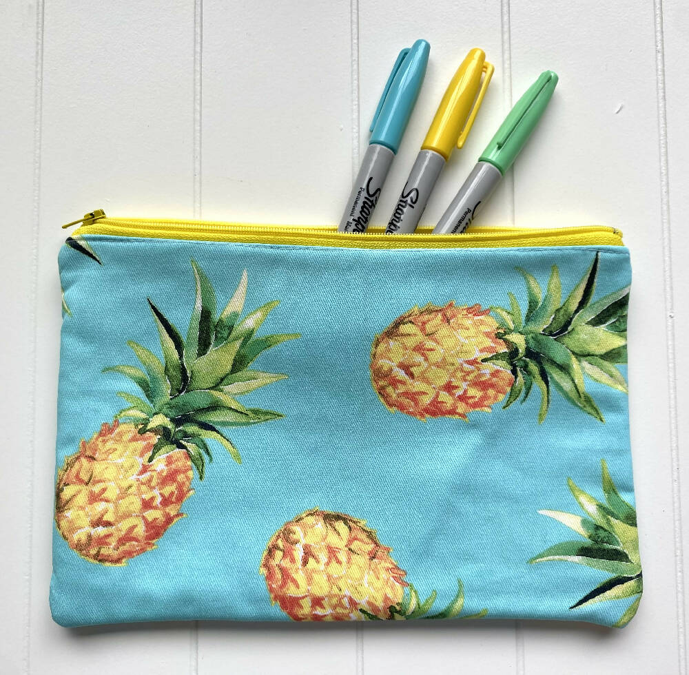Pineapples pencil case