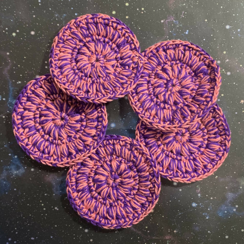 Crochet Face Scrubbies Cotton