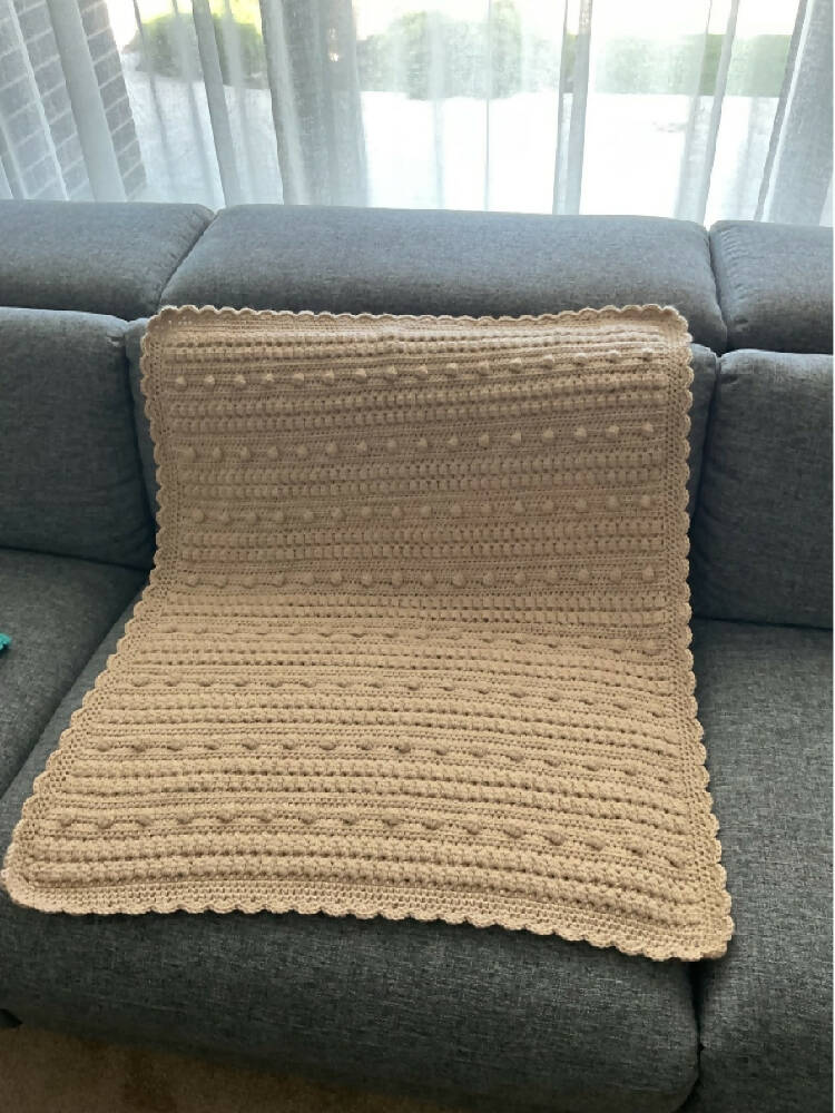 Baby Blanket in Wool/Alpaca