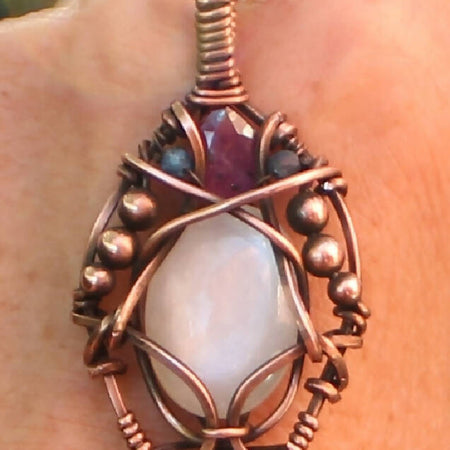 White Moonstone pendant